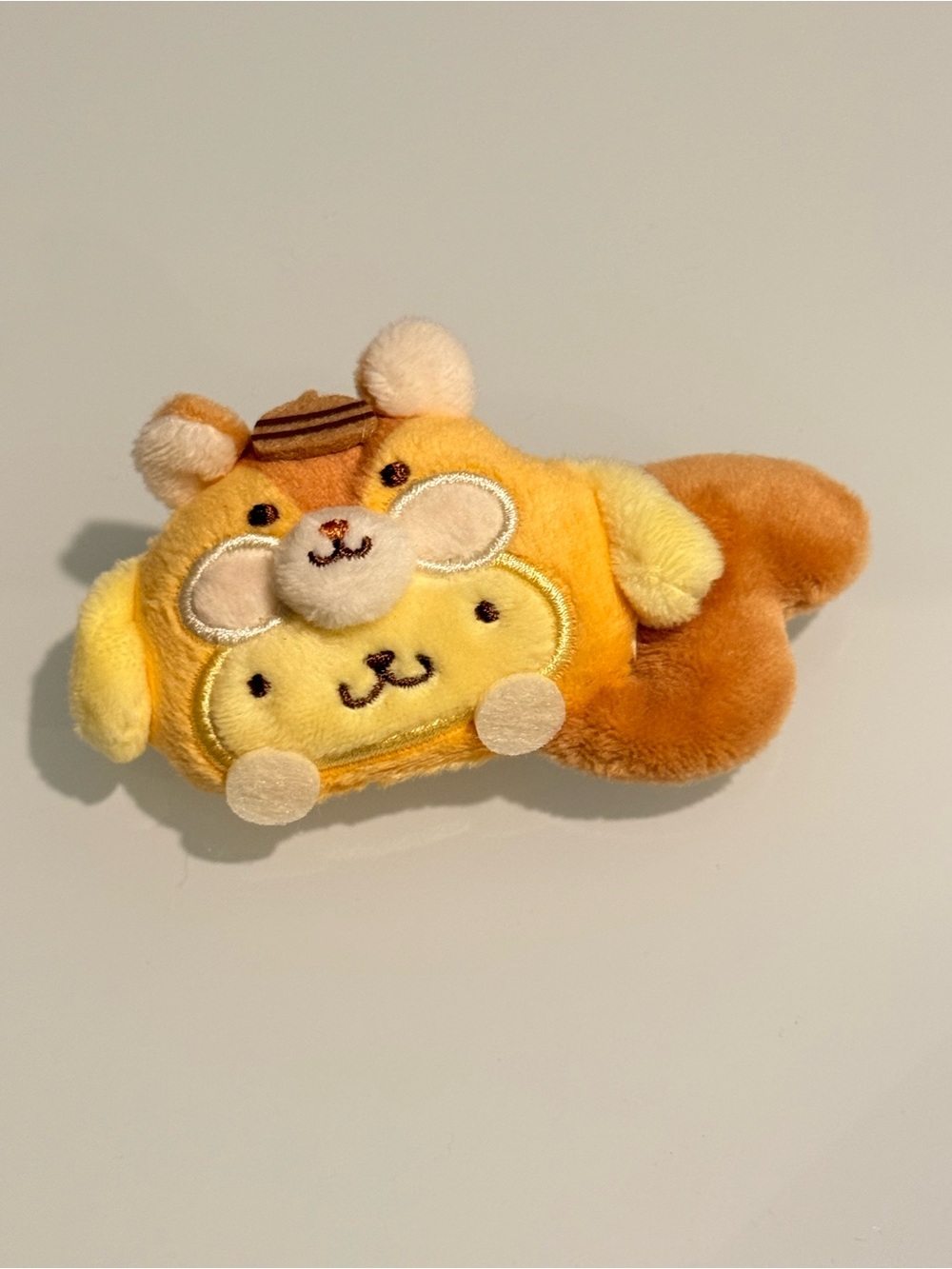 Sanrio Pompompurin & Muffin Chubby Friends Plush pin Japan Kawaii